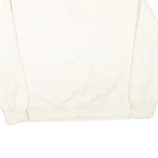 CHAMPION Mens White XL Crew Neck Cotton Blend Sweatshirt Classic Logo