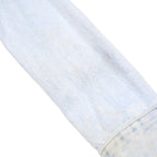 WRANGLER Womens Blue Denim Jacket S Cotton Button Casual Classic Light Wash