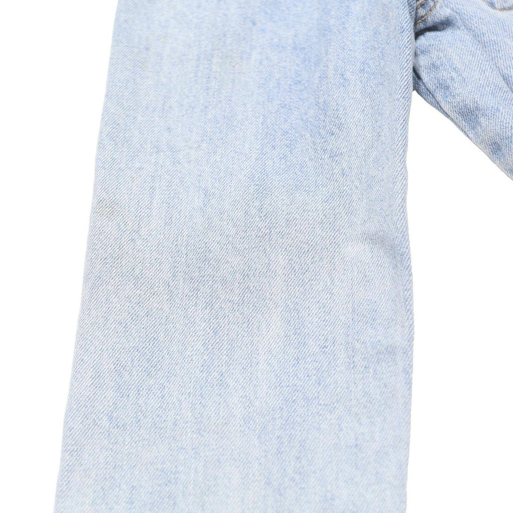 WRANGLER Womens Blue Denim Jacket S Cotton Button Casual Classic Light Wash