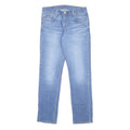 LEVI'S 511 Slim Mens Jeans Blue Slim Straight Denim Medium W32 L32 Zip Cotton
