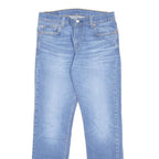 LEVI'S 511 Slim Mens Jeans Blue Slim Straight Denim Medium W32 L32 Zip Cotton
