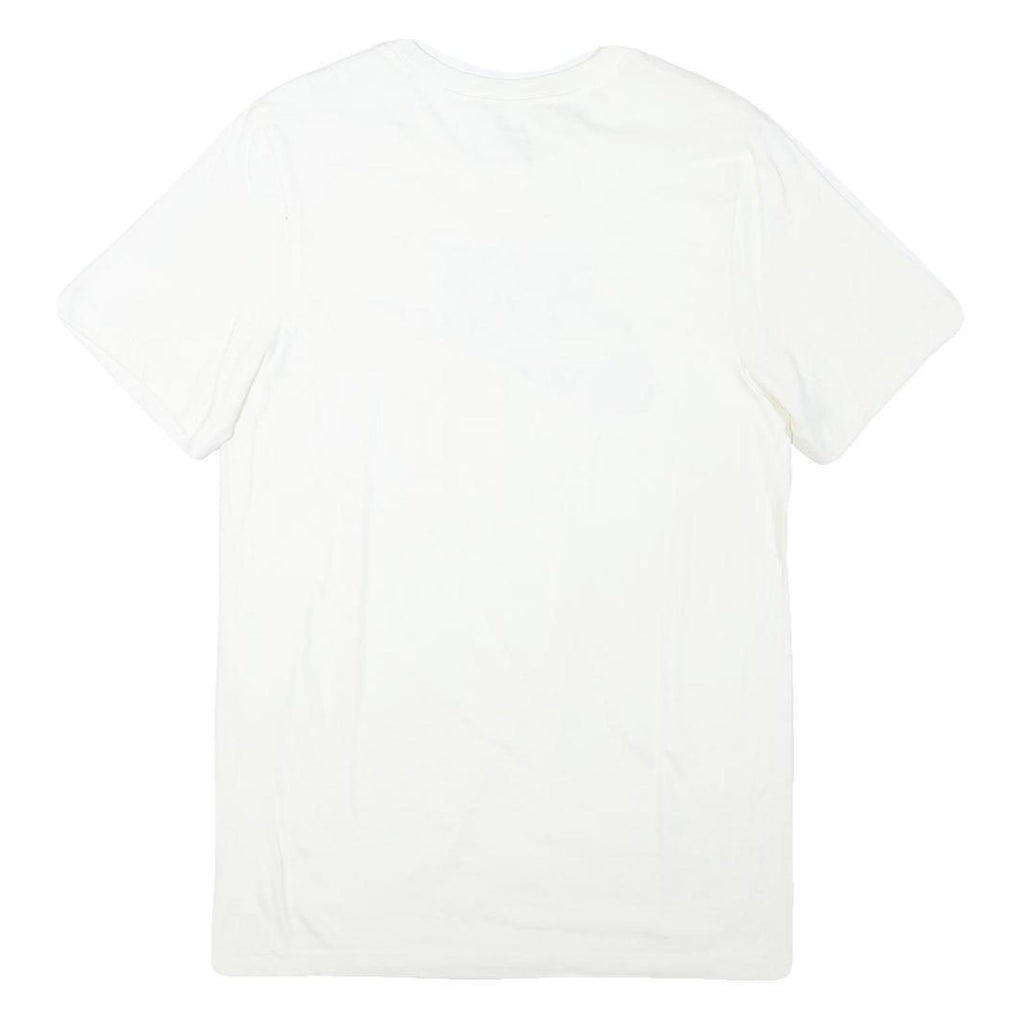 NIKE Mens White Red Graphic Print T-Shirt S Short Sleeve Crew Neck