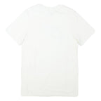 NIKE Mens White Red Graphic Print T-Shirt S Short Sleeve Crew Neck