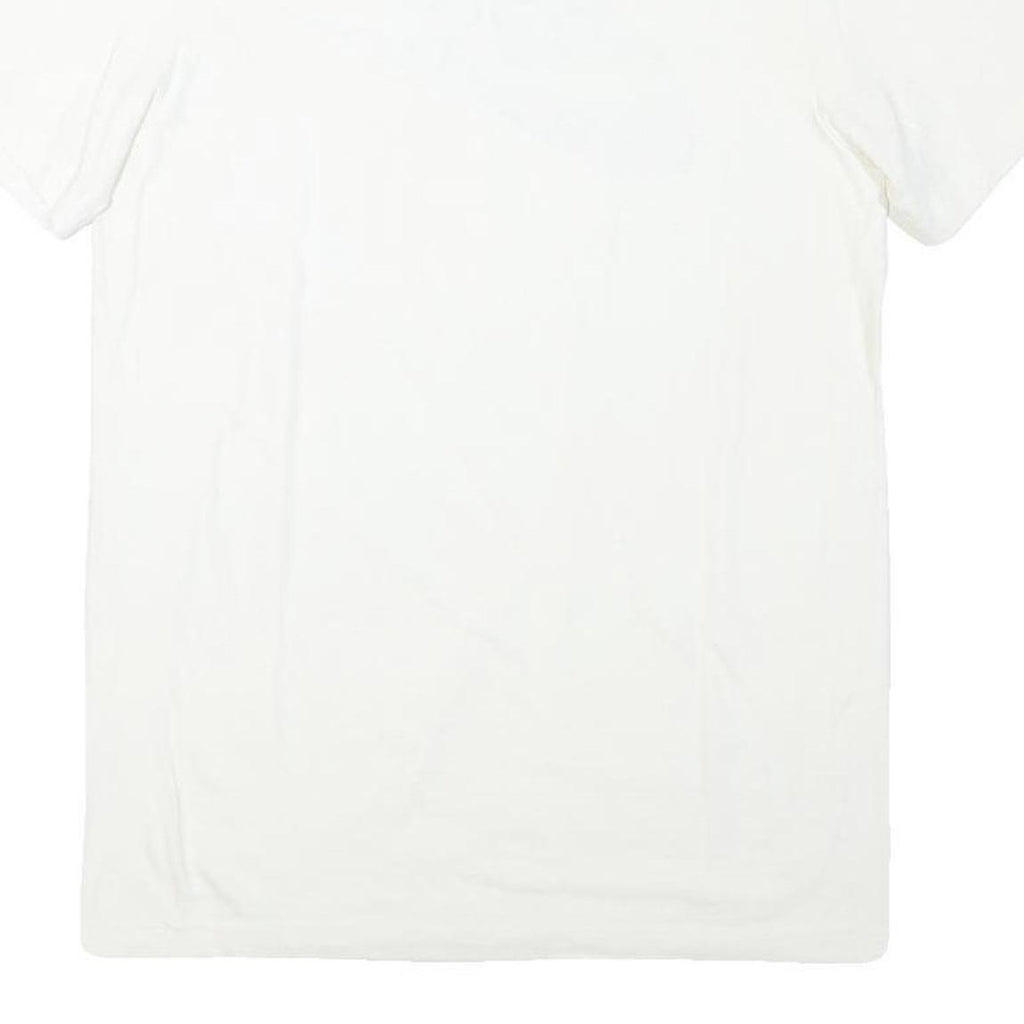 NIKE Mens White Red Graphic Print T-Shirt S Short Sleeve Crew Neck