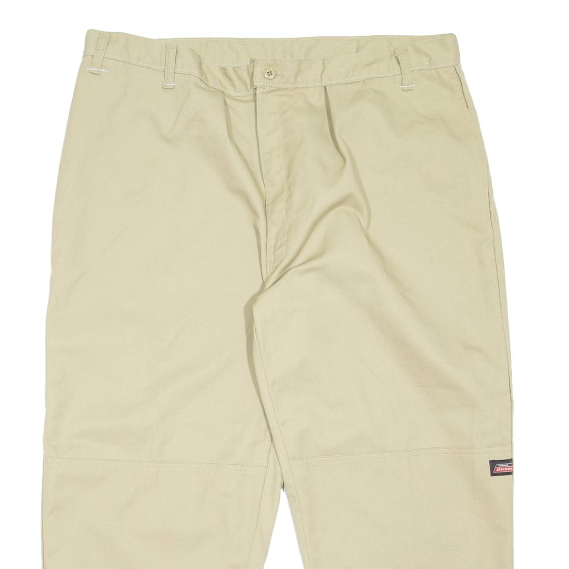 DICKIES Workwear Mens Trousers Beige Relaxed Tapered W48 L24