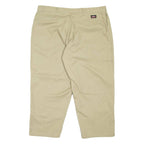 DICKIES Workwear Mens Trousers Beige Relaxed Tapered W48 L24