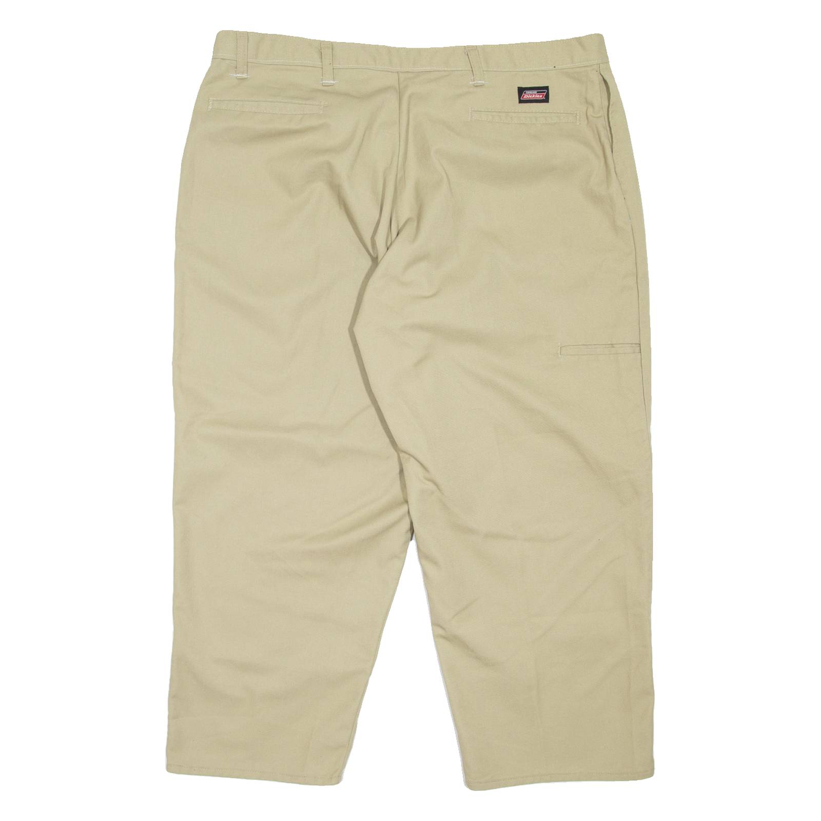 DICKIES Workwear Mens Trousers Beige Relaxed Tapered W48 L24