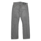 LEVI'S 514 Slim Mens Jeans Grey Slim Straight Denim Medium W32 L32 Classic