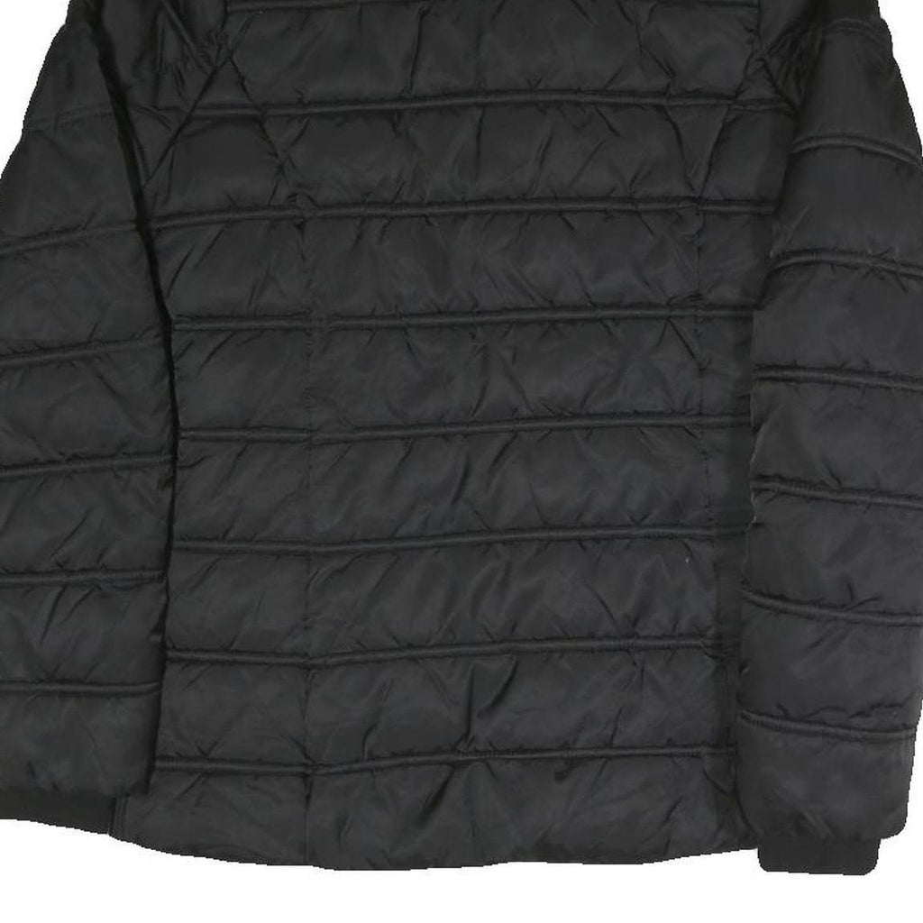 NAUTICA Womens Black Polyester Blend Quilted Jacket XS Zip Puffer Warm