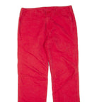 CARHARTT Womens Trousers Red Regular Straight W30 L32