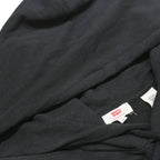 LEVI'S Womens Black Hoodie XL Cotton Blend Pullover Logo Sweatshirt