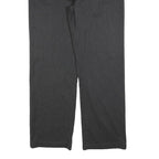 HIS JEANS Mens Cotton Blend Black Regular Straight Trousers W31 L31 Classic Zip