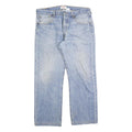 LEVI'S 501 Mens Jeans Blue Regular Straight Denim Medium W36 L28 Classic Button