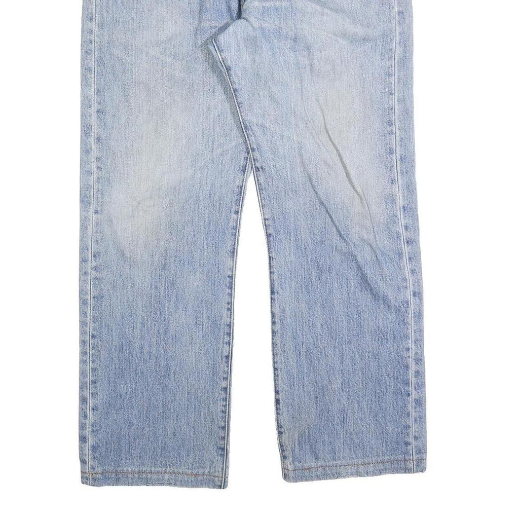 LEVI'S 501 Mens Jeans Blue Regular Straight Denim Medium W36 L28 Classic Button