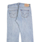 LEVI'S 501 Mens Jeans Blue Regular Straight Denim Medium W36 L28 Classic Button