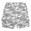 CARHARTT Mens Grey Camouflage Cargo Cotton Shorts L W36 Relaxed Fit