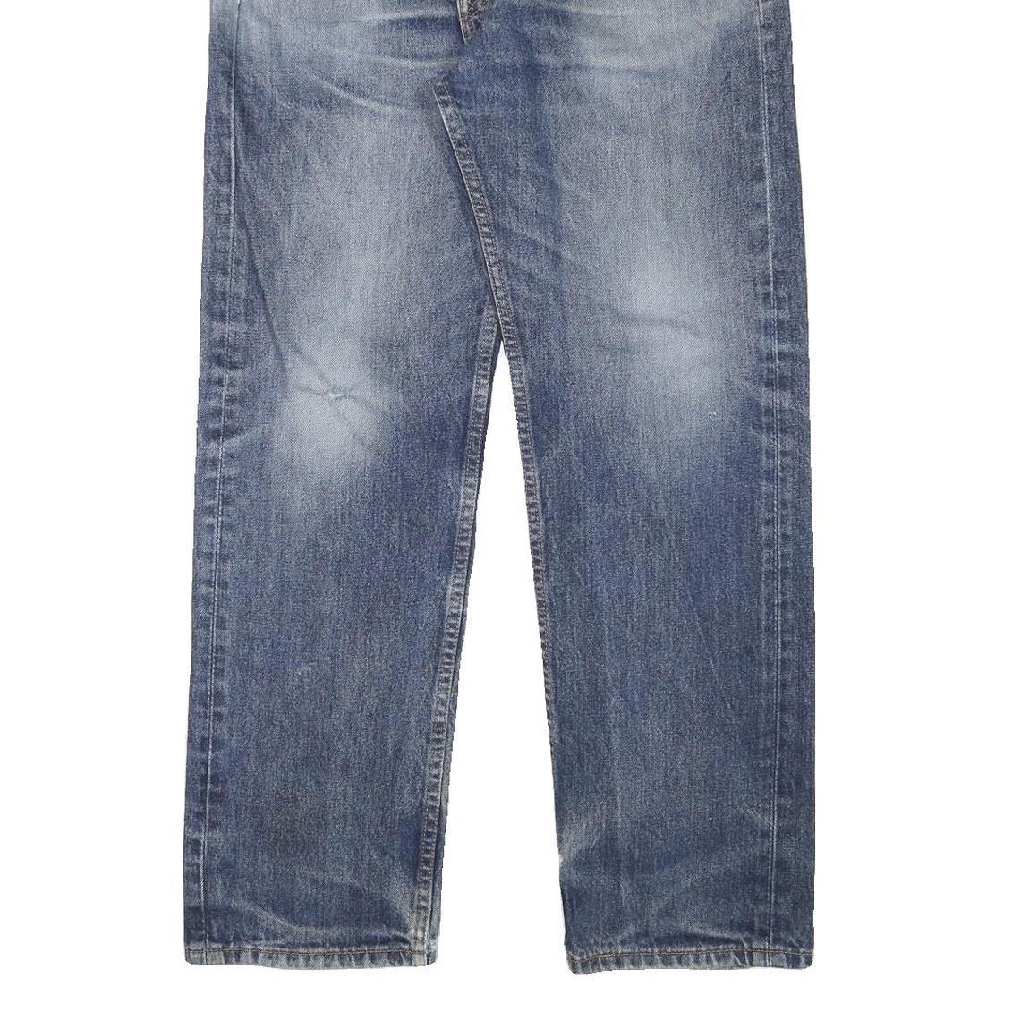 LEVI'S 505 Mens Jeans Blue Regular Straight Denim Medium W35 L30 Classic Zip