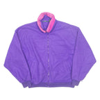 CABIN CREEK Womens Fleece Jacket Purple L