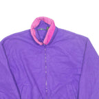 CABIN CREEK Womens Fleece Jacket Purple L