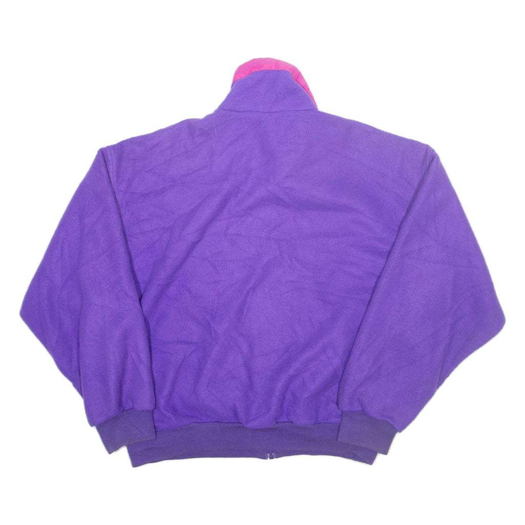 CABIN CREEK Womens Fleece Jacket Purple L