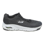 SKECHERS Arch Fit Mens Black Synthetic Trainers UK 11 Lightweight Comfortable