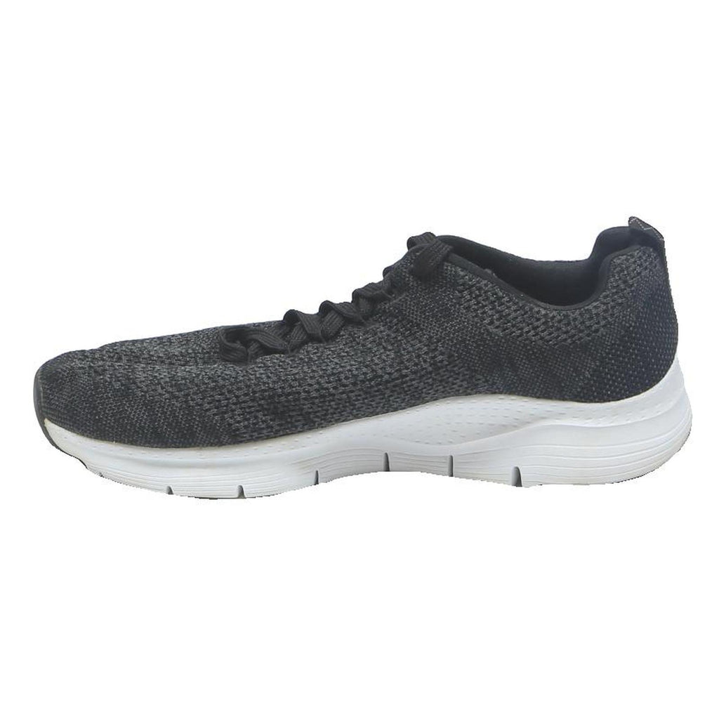 SKECHERS Arch Fit Mens Black Synthetic Trainers UK 11 Lightweight Comfortable