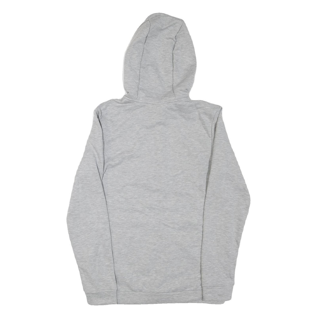 NIKE Mens Grey Hoodie S Full Zip Cotton Blend Sweatshirt Sports Casual