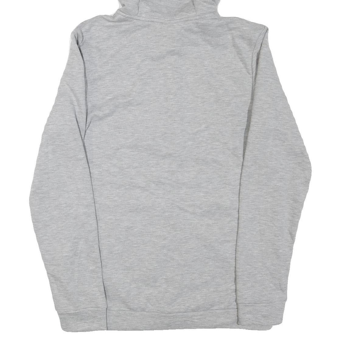 NIKE Mens Grey Hoodie S Full Zip Cotton Blend Sweatshirt Sports Casual