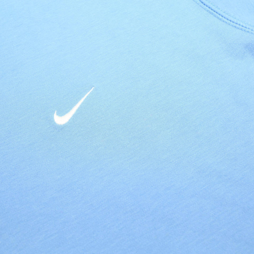 NIKE Mens Blue Short Sleeve Plain 2XL Cotton Polo Shirt Classic Sportswear