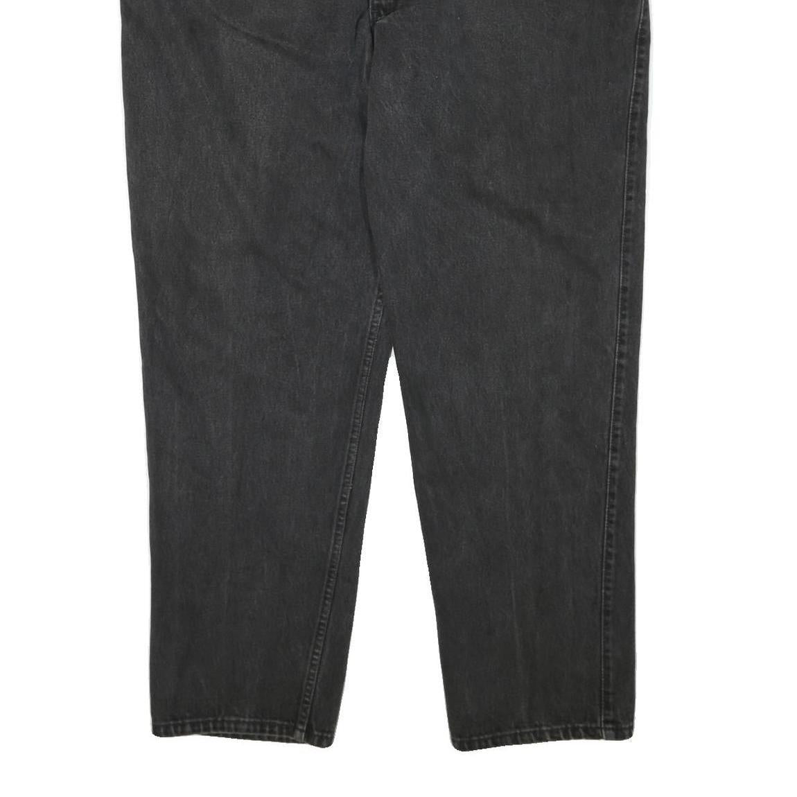 LEVI'S 545 Womens Jeans Black Loose Straight Denim Medium W44 L30 Cotton Blend