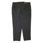 LEVI'S 545 Womens Jeans Black Loose Straight Denim Medium W44 L30 Cotton Blend