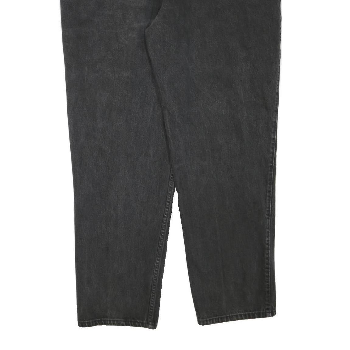 LEVI'S 545 Womens Jeans Black Loose Straight Denim Medium W44 L30 Cotton Blend