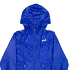 FILA Womens Jacket Blue Hooded L