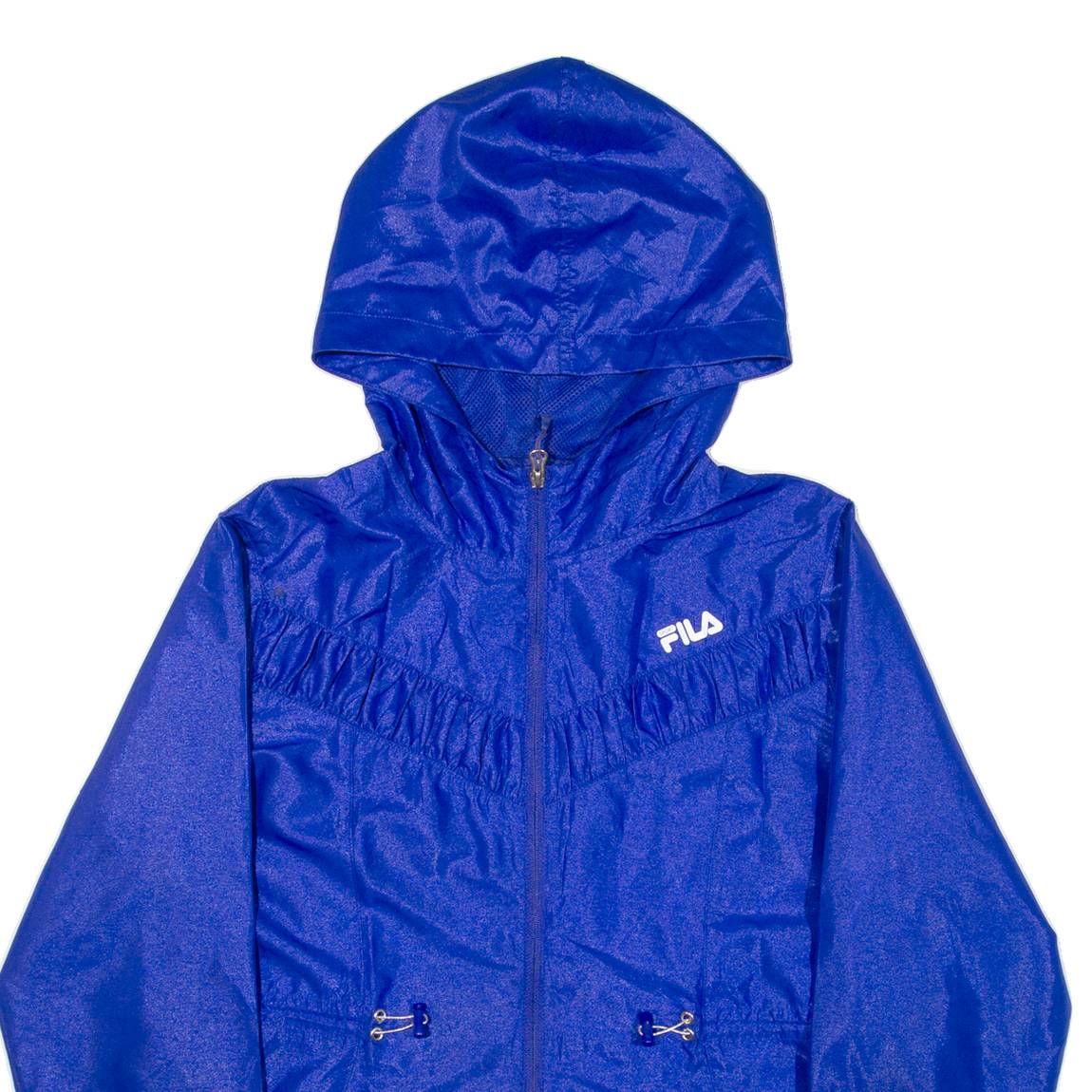 FILA Womens Jacket Blue Hooded L