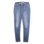 LEVI'S Womens Jeans Blue Regular Tapered Stone Wash W26 L29