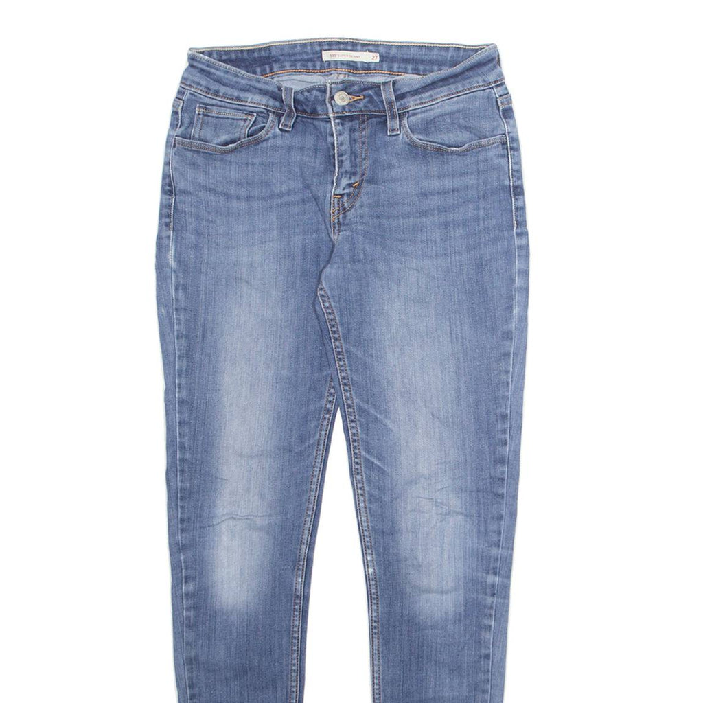 LEVI'S Womens Jeans Blue Regular Tapered Stone Wash W26 L29