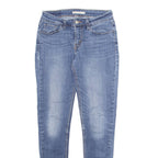 LEVI'S Womens Jeans Blue Regular Tapered Stone Wash W26 L29