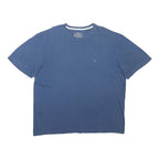 TOMMY HILFIGER Mens Blue Graphic T-Shirt XL Short Sleeve Crew Neck Classic Fit