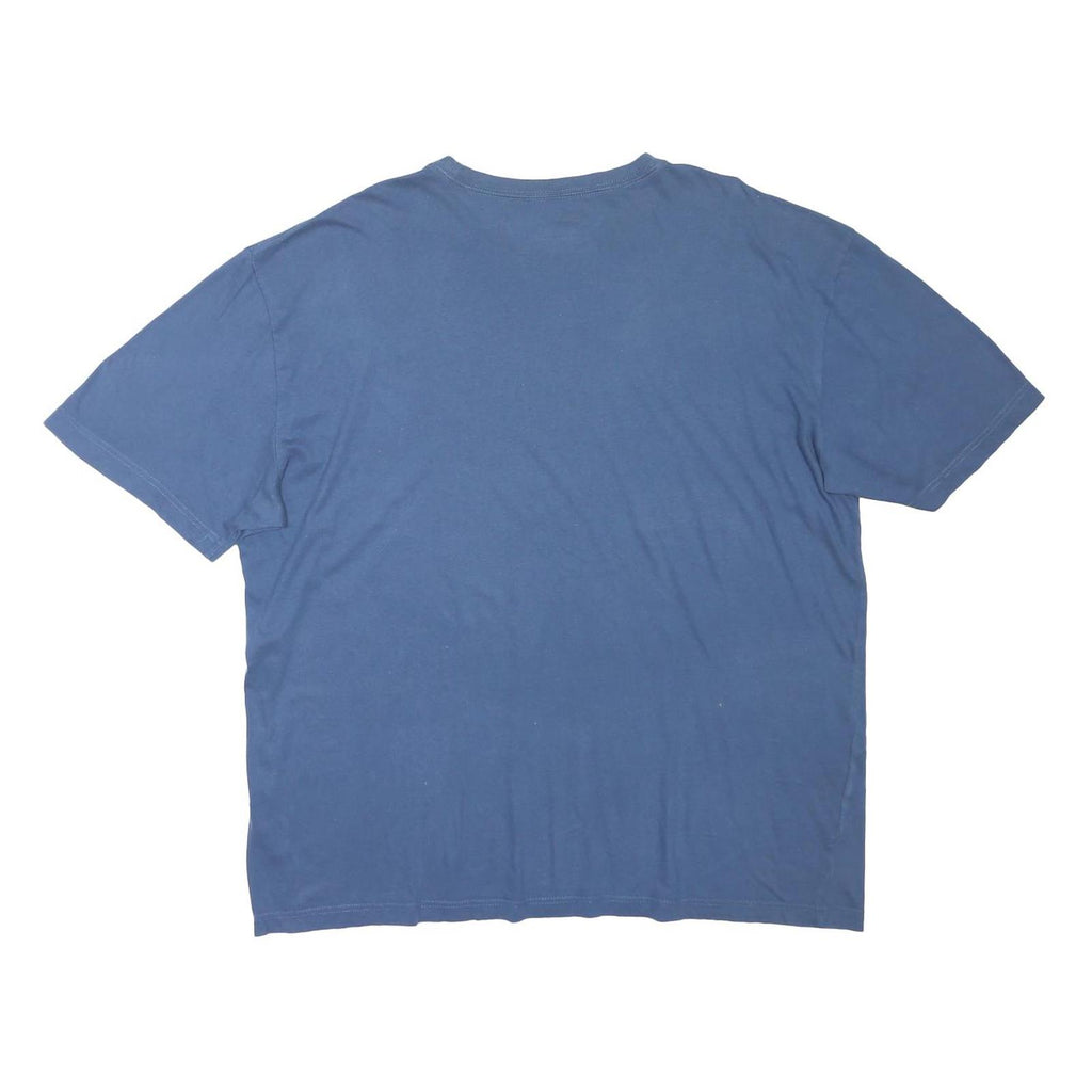 TOMMY HILFIGER Mens Blue Graphic T-Shirt XL Short Sleeve Crew Neck Classic Fit