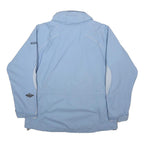 COLUMBIA Womens Blue & White Outdoor Jacket XL Nylon Zip Sportwear