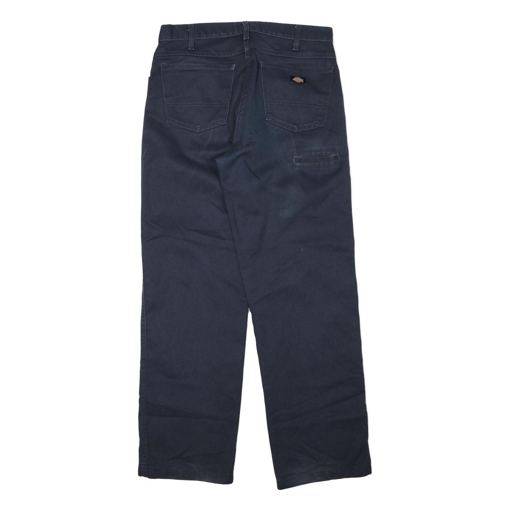 DICKIES Mens Regular Fit Blue Denim Regular Jeans W34 L34 Workwear Cotton Blend