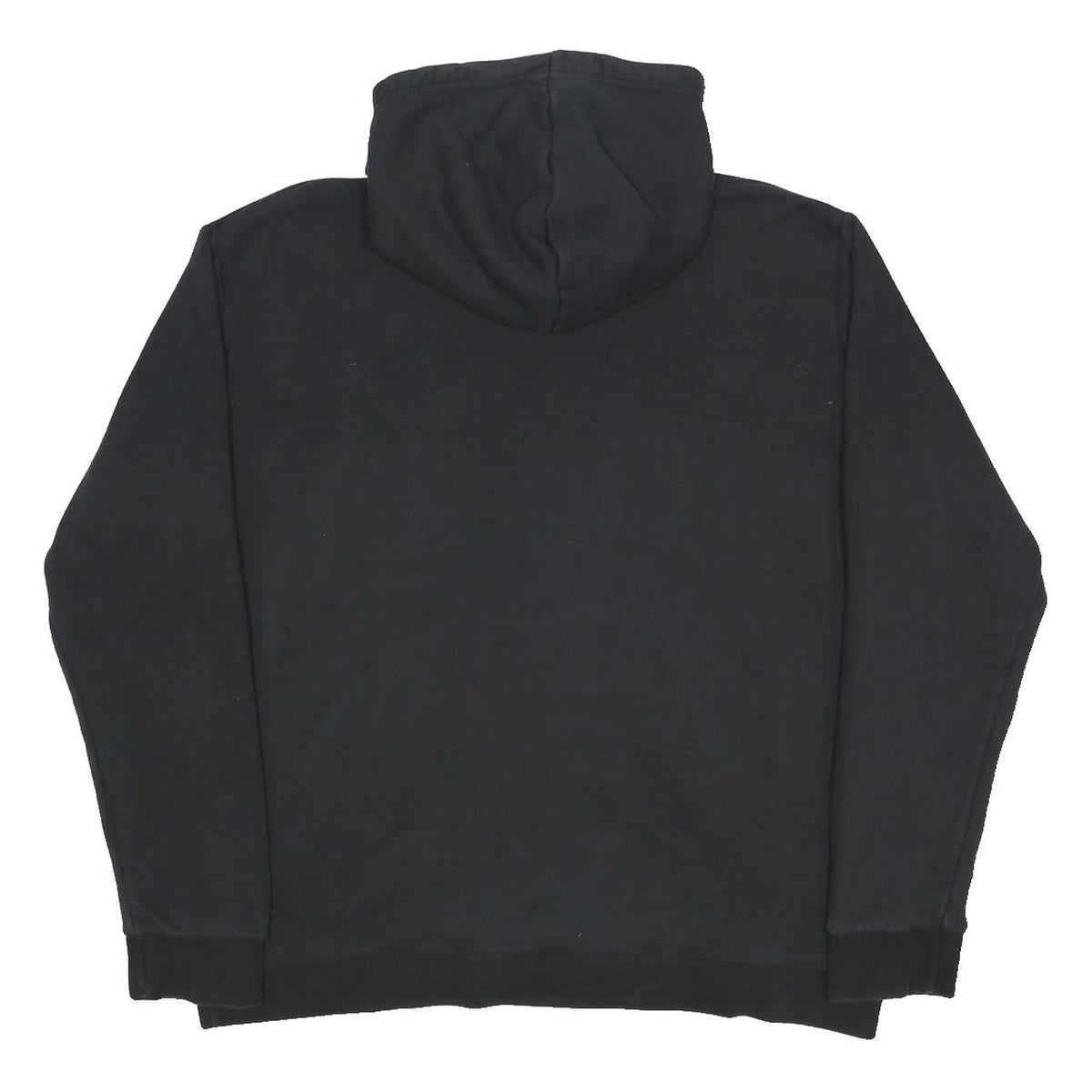 ADIDAS Mens Black Hoodie XL Cotton Blend Pullover Logo Sweater Casual