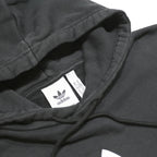 ADIDAS Mens Black Hoodie XL Cotton Blend Pullover Logo Sweater Casual