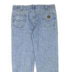 CARHARTT Mens Regular Fit Light Blue Denim Jeans W40 L30 Classic Cotton Blend