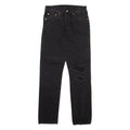 LEVI'S 501 Jeans Distressed Womens Grey Regular Straight W27 L30