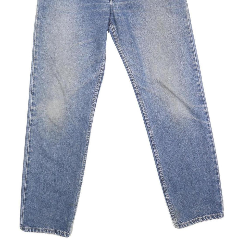 LEVI'S 504 Mens Jeans Blue Regular Straight Denim Medium W34 L32 Classic Fit Zip