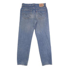 LEVI'S 504 Mens Jeans Blue Regular Straight Denim Medium W34 L32 Classic Fit Zip