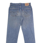 LEVI'S 504 Mens Jeans Blue Regular Straight Denim Medium W34 L32 Classic Fit Zip