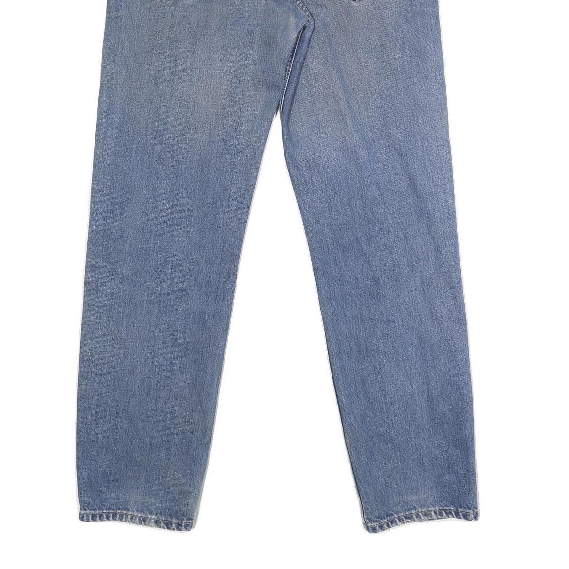 LEVI'S 504 Mens Jeans Blue Regular Straight Denim Medium W34 L32 Classic Fit Zip