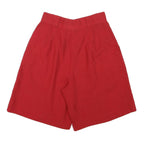 BRIGGS Womens Shorts Red Casual Classic M W26 Comfortable Cotton Blend